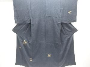 未使用品　花丸文様刺繍訪問着